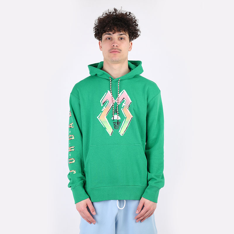 мужская зеленая толстовка Jordan Sport DNA Hoodie CZ4845-372 - цена, описание, фото 3